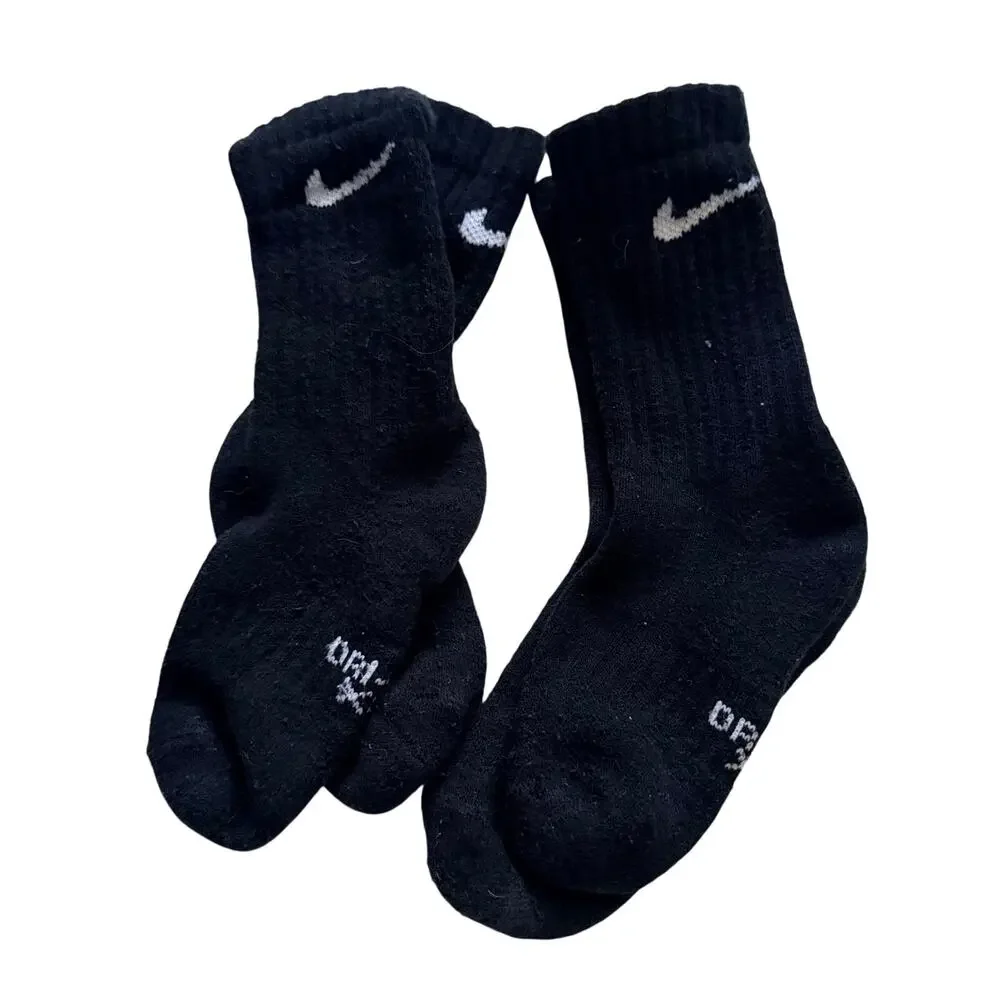 Nike Kids' XS Dri-FIT Tall Black Socks - Like New!